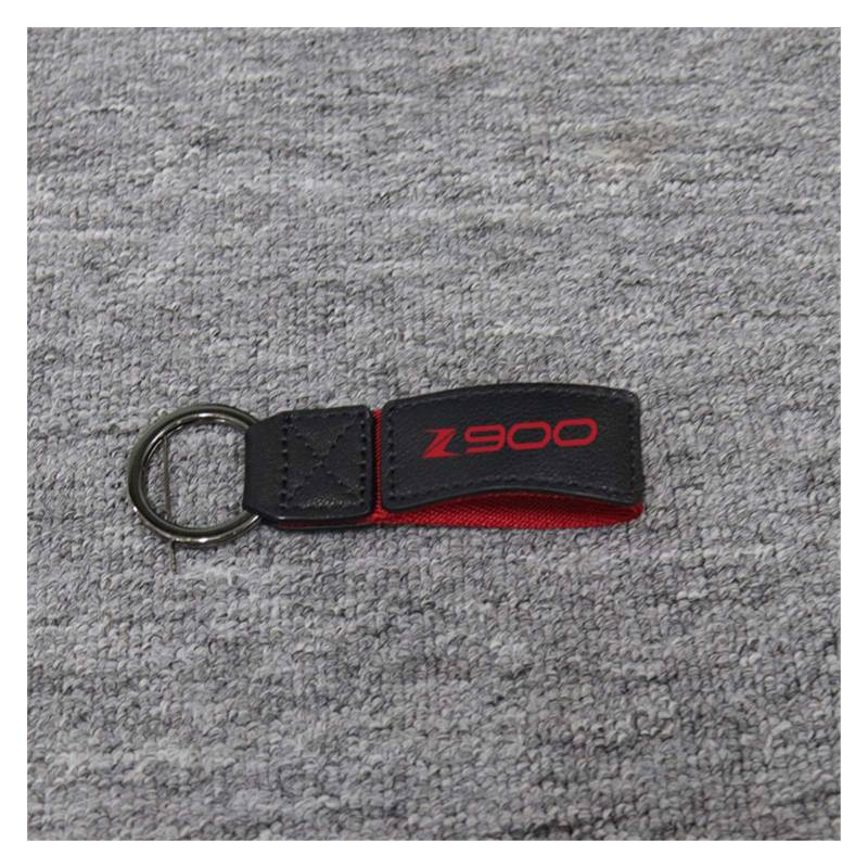 LIJSMZ 3D-Schlüssel-Halter-Kette Sammlung Keychain Fit for Kawasaki Z1000 Z800 Z900 Z650 Z1000SX Motorrad Schlüsselanhänger Schlüssel (Color : Red, Numbering : 900) von LIJSMZ