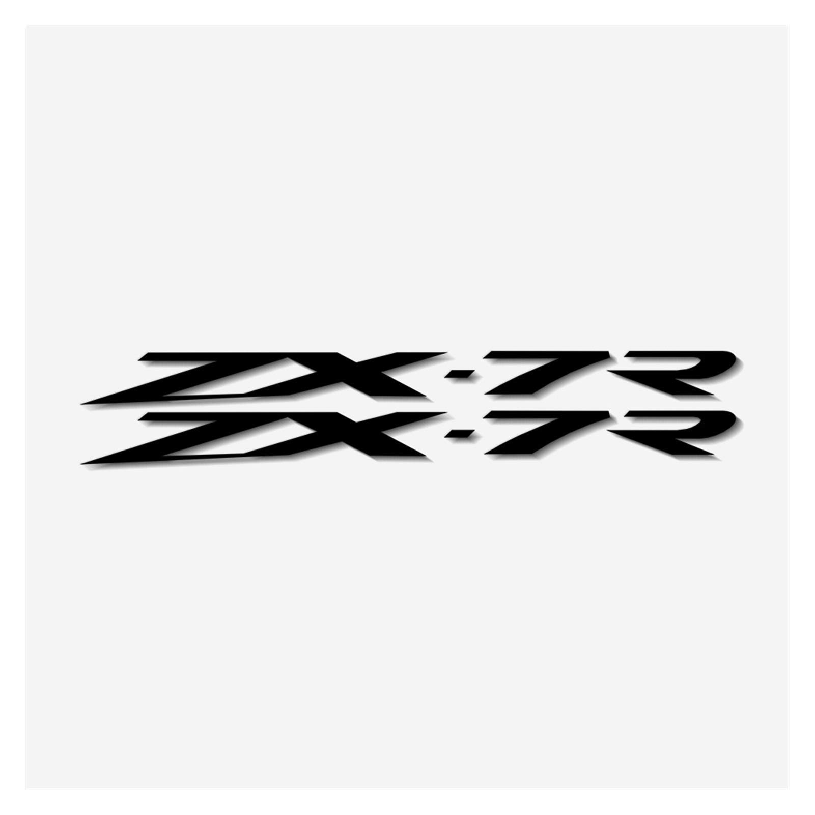 LIJSMZ Aufkleber Motorrad Fahrrad Kraftstofftank Aufkleber Radhelm Motorrad Wasserdicht Reflektierende Aufkleber geeignet für ZX-7R (Color : Non Reflective Black) von LIJSMZ