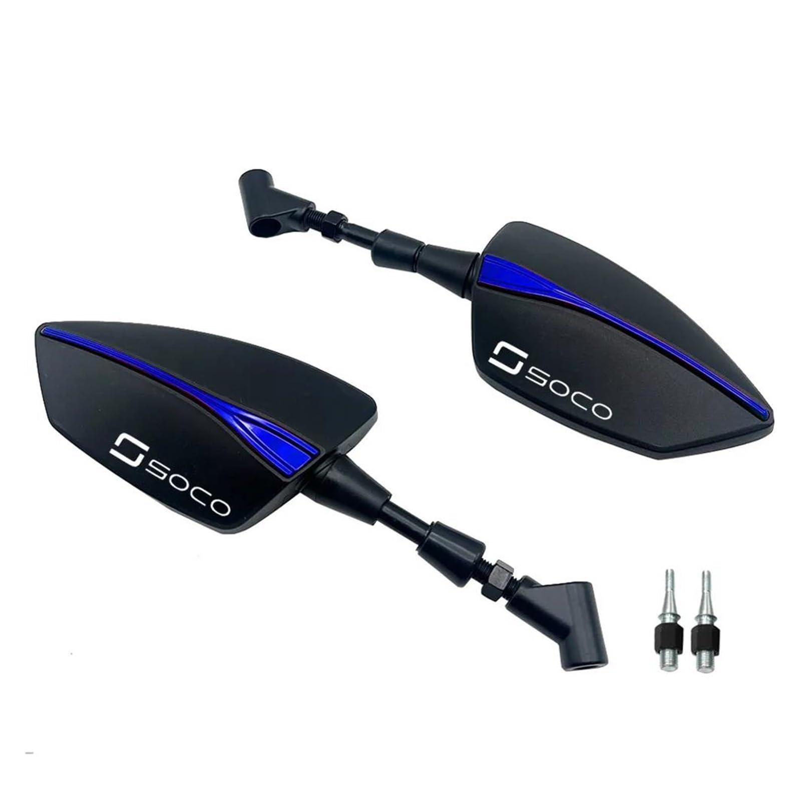 Motorradspiegel Für Super Soco TC TCmax TS TSx Motorrad Rearview Außenspiegel(Blue) von LIJUNSHANI