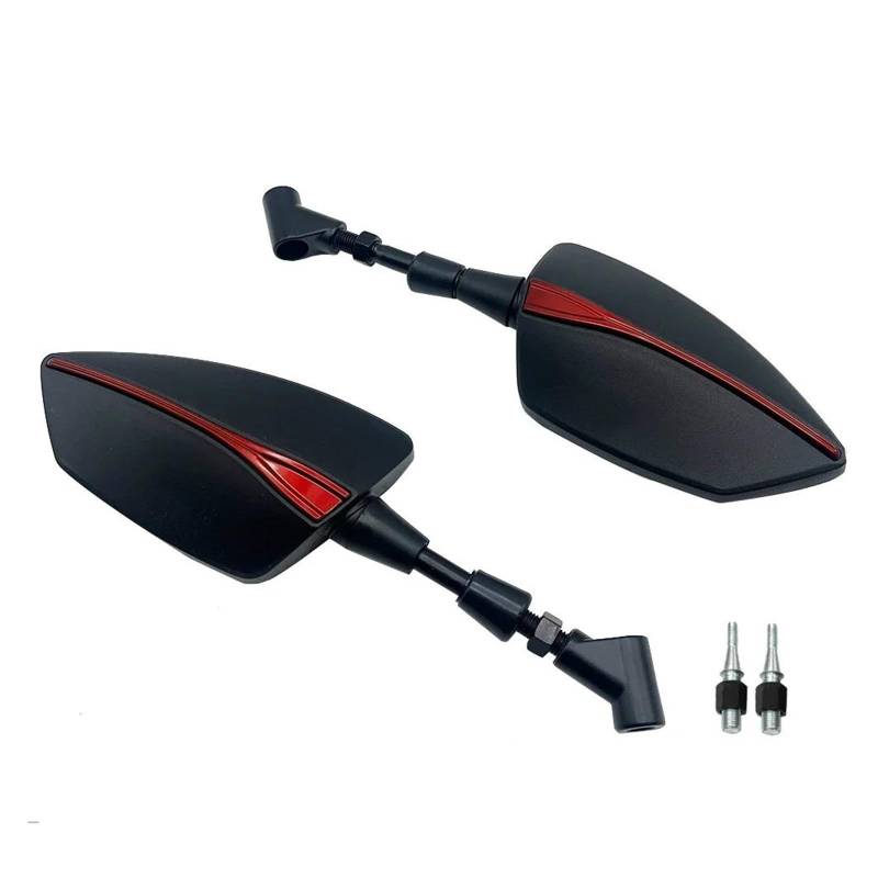 Motorradspiegel Für Super Soco TC TCmax TS TSx Motorrad Rearview Außenspiegel(Red2) von LIJUNSHANI