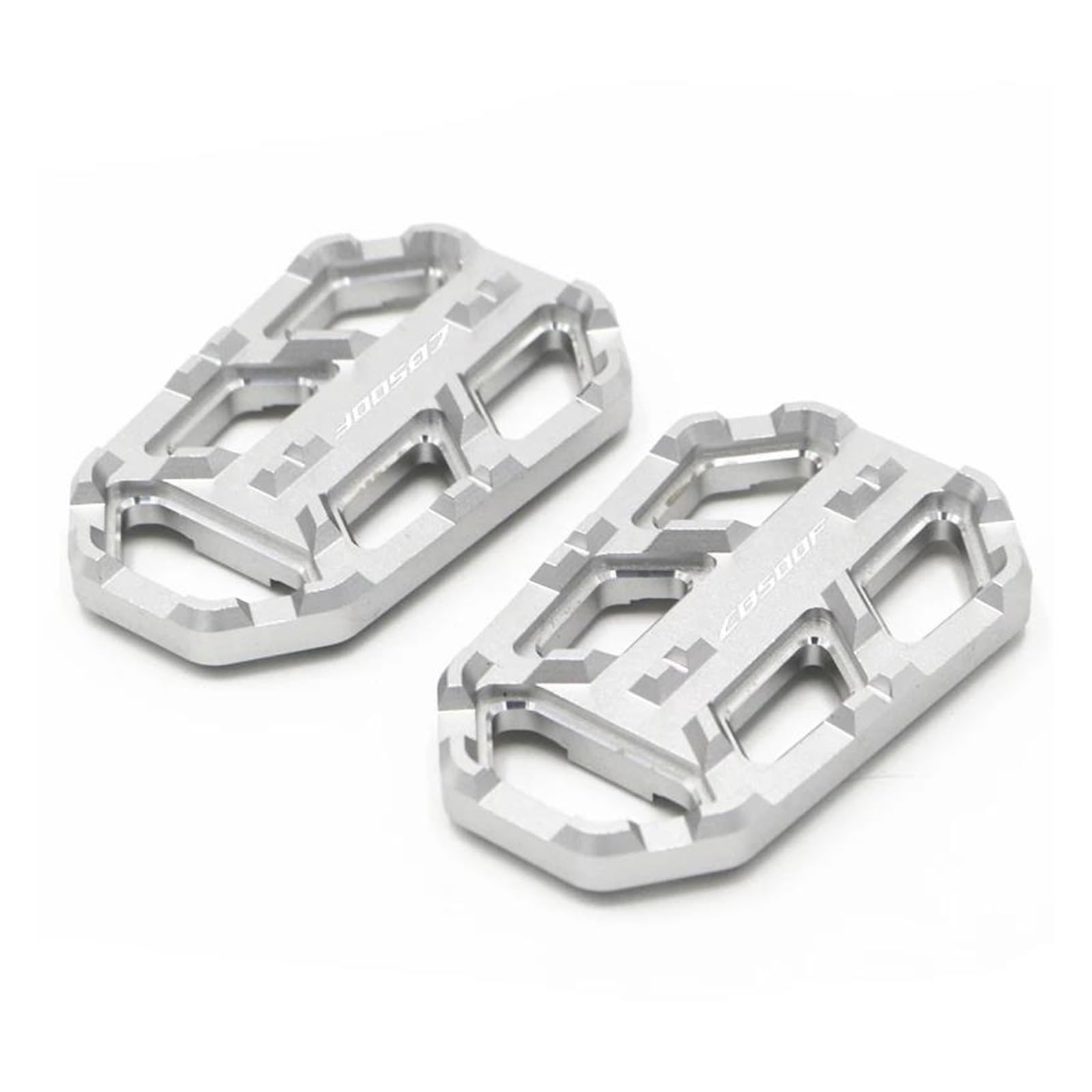 Vorderes Fußpedal Für H&ONDA CB500X CB500F CB400X CB400F CB 500X/F 400X/F CBR500R Motorrad Vorne Fußrasten Pedal Enlarger(Silver3) von LIJUNSHANI