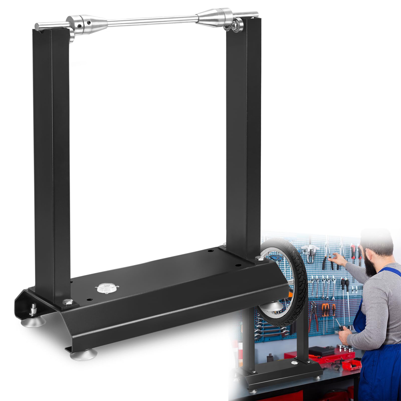 LILIIN Motorrad Auswuchtmaschine Reifenwuchtzange Auswuchtgerät Reifen Wuchtmaschine mit Kegeln Eben und 4 Stützbeinen Reifenmontiergerät Reifenmontiermaschine 40x20x50cm LILIIN Motorrad Auswuchtmaschine Reifenwuchtzange Auswuchtgerät Reifen Wuchtmaschine mit Kegeln Eben und 4 Stützbeinen Reifenmontiergerät Reifenmontiermaschine 40x20x50cm von LILIIN
