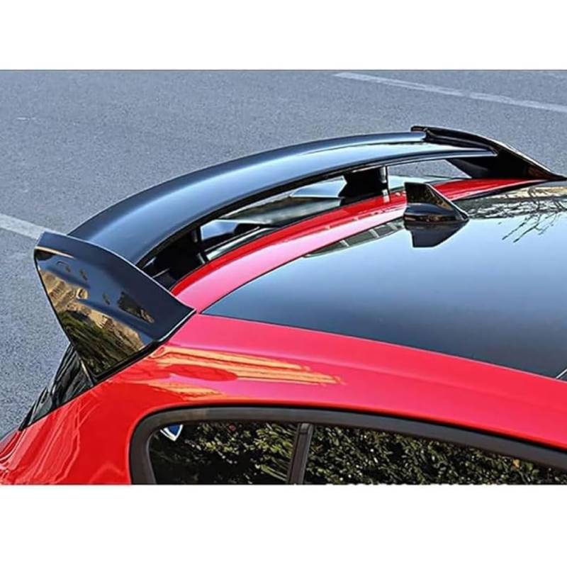 Auto Heckspoiler für Ford Focus ST-Line MK4 2019-2021, ABS Kofferraumspoiler Dachspoiler Spoilerlippe Spoiler Flügel Lippe Kratzfest Tuning Zubehör von LIMIMIKAIXIN