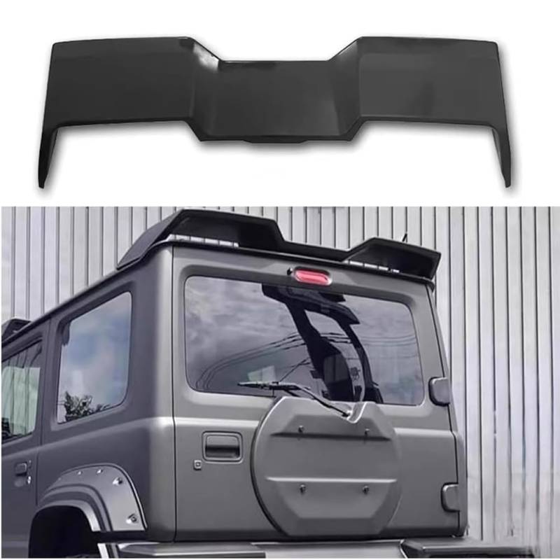 Auto Heckspoiler für Suzuki Jimny JB74 2019 2020 2021 2022 2023 2024, ABS Kofferraumspoiler Dachspoiler Spoilerlippe Spoiler Flügel Lippe Kratzfest Tuning Zubehör von LIMIMIKAIXIN