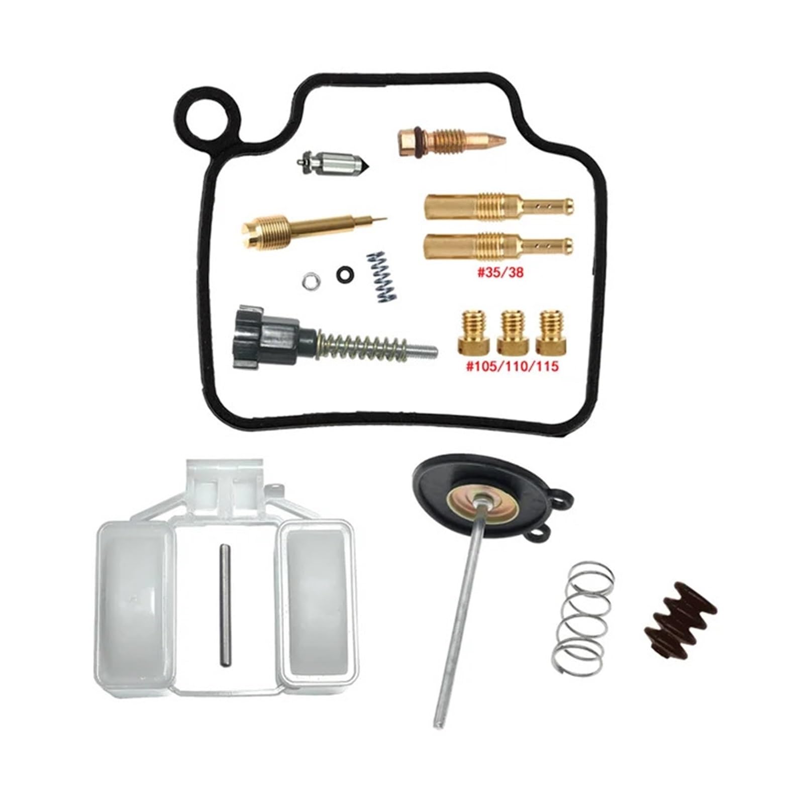 Motorrad Carb Schwimmermembran Teile for CB TWO FIFTY 250 Vergaser Reparatursatz CB250 Motorrad Carb Schwimmermembran Teile for CB TWO FIFTY 250 Vergaser Reparatursatz CB250 von LIMINGHUA