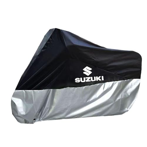 Motorrad Wasserdicht Abdeckplane, Für Suzuki GSX8S GSX-8S GSX 8S Outdoor Winterfest Moped Abdeckung Beständiges Staubschutz,A-XL von LINCYS