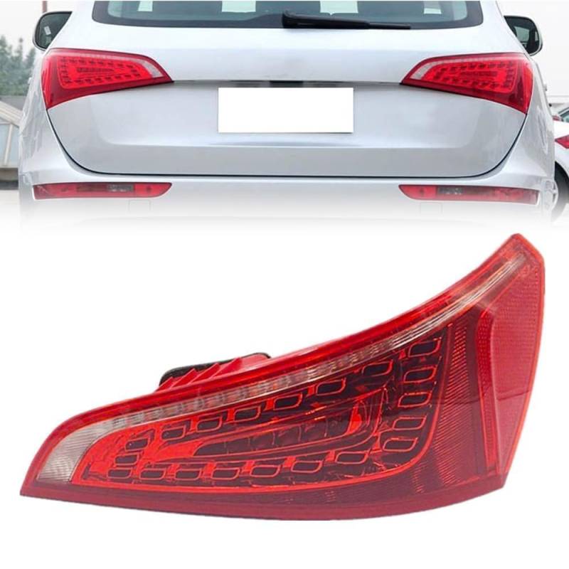 LINGLW Auto-Rücklicht-Lampenabdeckung Rücklichtschutz für A-UDI Q5 2010 2011 2012 2013 2014 2015 2016 Bremse Lampe Blinker für Signal Rückfahr Lichter Zubehör Außendekoration,Right-2009-2012 von LINGLW