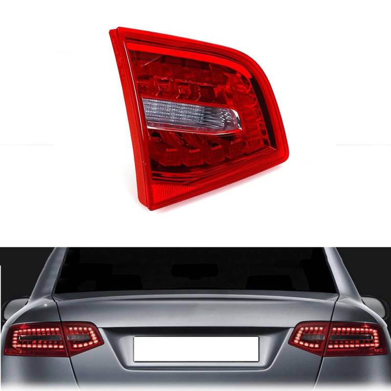 LINGLW Auto-Rücklicht-Lampenabdeckung Rücklichtschutz für A-udi A6 C6 S6 2009 2010 2011 Bremse Lampe Blinker für Signal Rückfahr Lichter Zubehör Außendekoration,Left-Inside von LINGLW