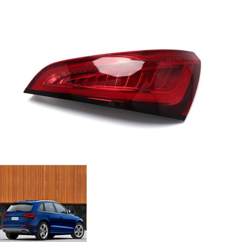 LINGLW Auto-Rücklicht-Lampenabdeckung Rücklichtschutz für A-udi Q5 2014 2015 2016 Bremse Lampe Blinker für Signal Rückfahr Lichter Zubehör Außendekoration,Right-normal von LINGLW