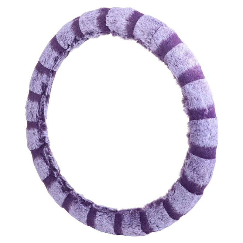 LIOOBO Plüsch-Lenkradabdeckung Auto -Autozubehör Lenkradabdeckungen Plüschlenkrad Schutz Auto lenkrad kreative lenkradabdeckung Flauschige Lenkradabdeckung Anti-Shedding-Abdeckung Violett von LIOOBO