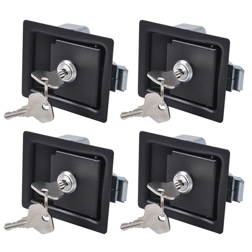 LIOOBO Werkzeugkasten Anhänger Rv Auto Schlösser Kohlenstoffstahl Diebstahl Paddel Griff Schlösser Anhänger Wohnwagen Teile Zubehör 4 Stücke LIOOBO Werkzeugkasten Anhänger Rv Auto Schlösser Kohlenstoffstahl Diebstahl Paddel Griff Schlösser Anhänger Wohnwagen Teile Zubehör 4 Stücke von LIOOBO