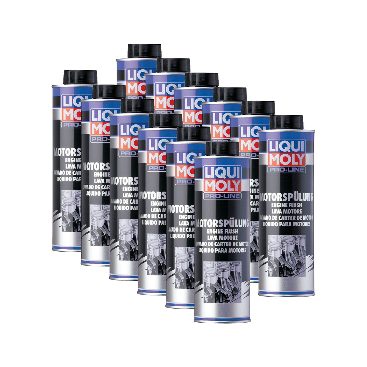 12x LIQUI MOLY 2427 Pro-Line Motorspülung MotorReiniger Öl Additiv 500ml 12x LIQUI MOLY 2427 Pro-Line Motorspülung MotorReiniger Öl Additiv 500ml von Liqui Moly