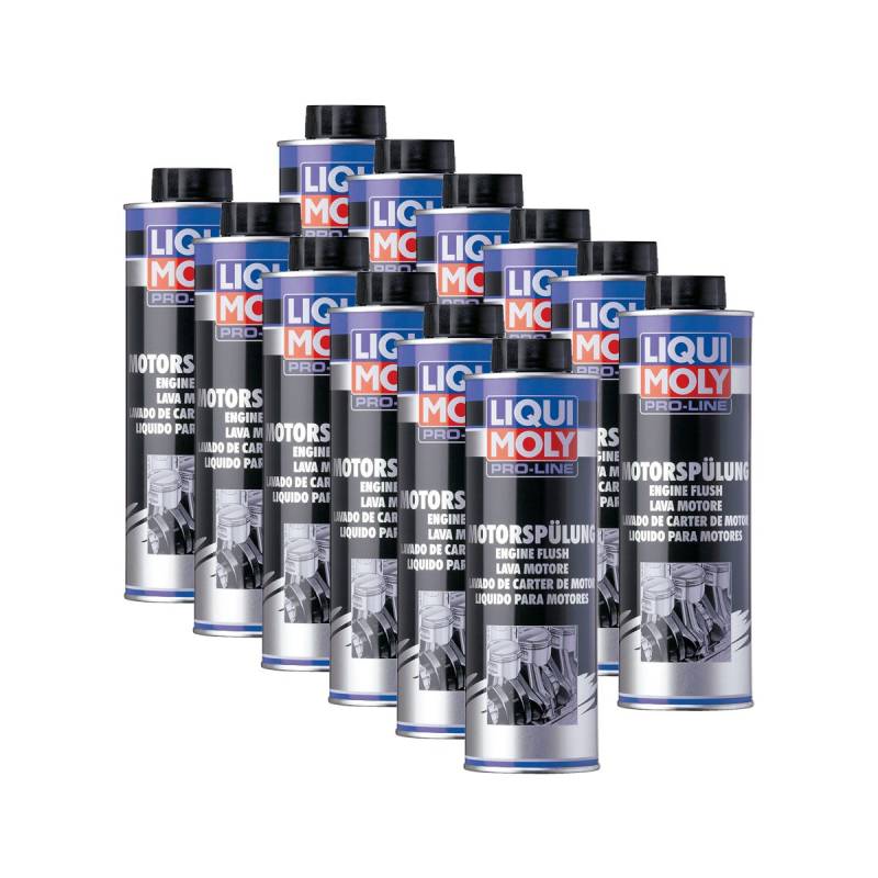 12x LIQUI MOLY 2427 Pro-Line Motorspülung MotorReiniger Öl Additiv 500ml von LIQUI-MOLY_bundle