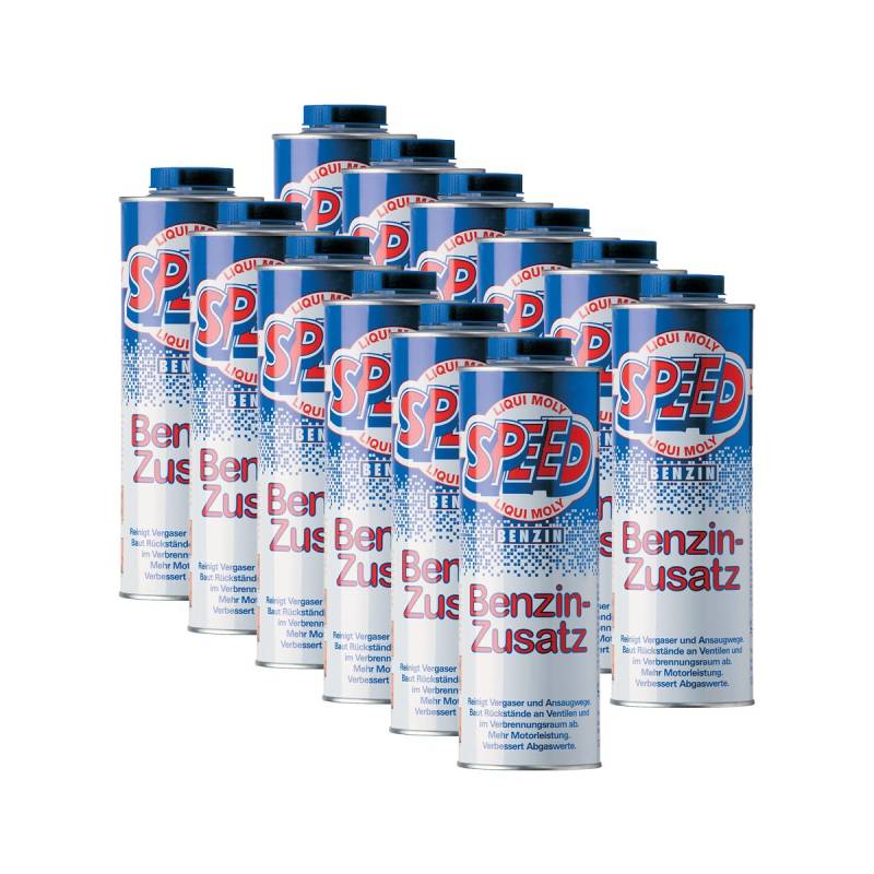 12x LIQUI MOLY 5105 Speed Benzin Zusatz Zugabe Kraftstoff Additiv 1L von Liqui Moly