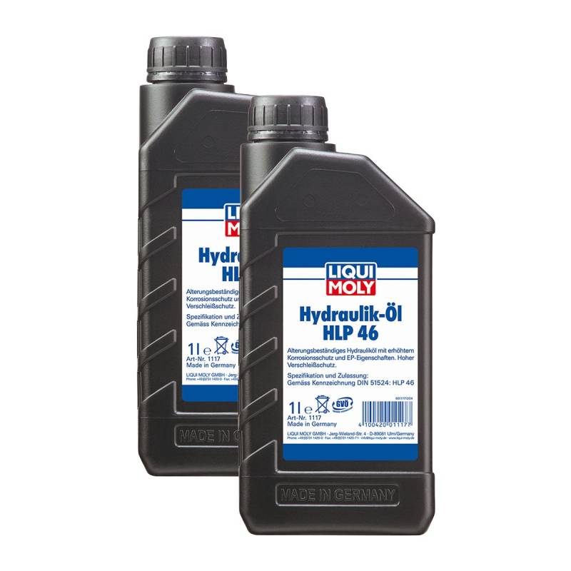 2x LIQUI MOLY 1117 Hydrauliköl HLP 46 1L von LIQUI-MOLY_bundle