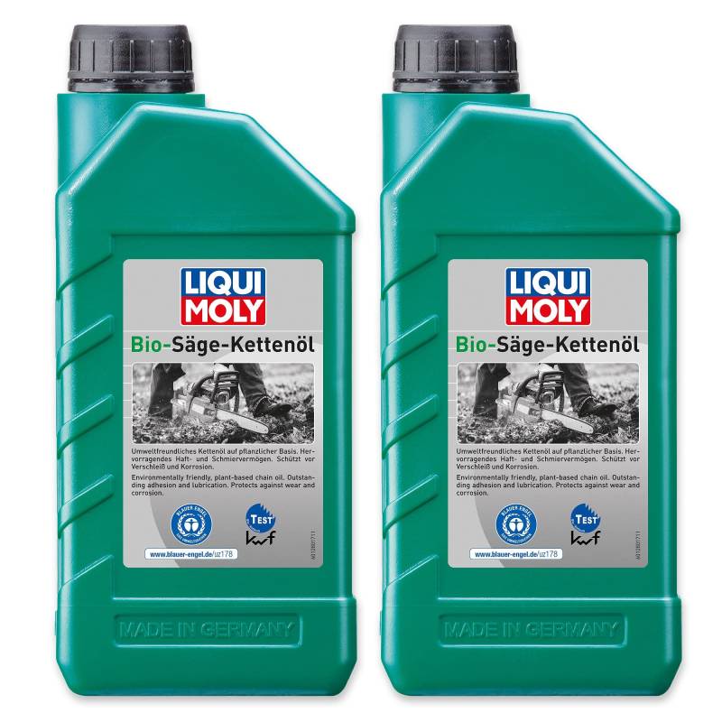 2x LIQUI MOLY 1280 Bio Säge-Kettenöl Pflanzliche Basis KWF geprüft 1L von LIQUI-MOLY_bundle