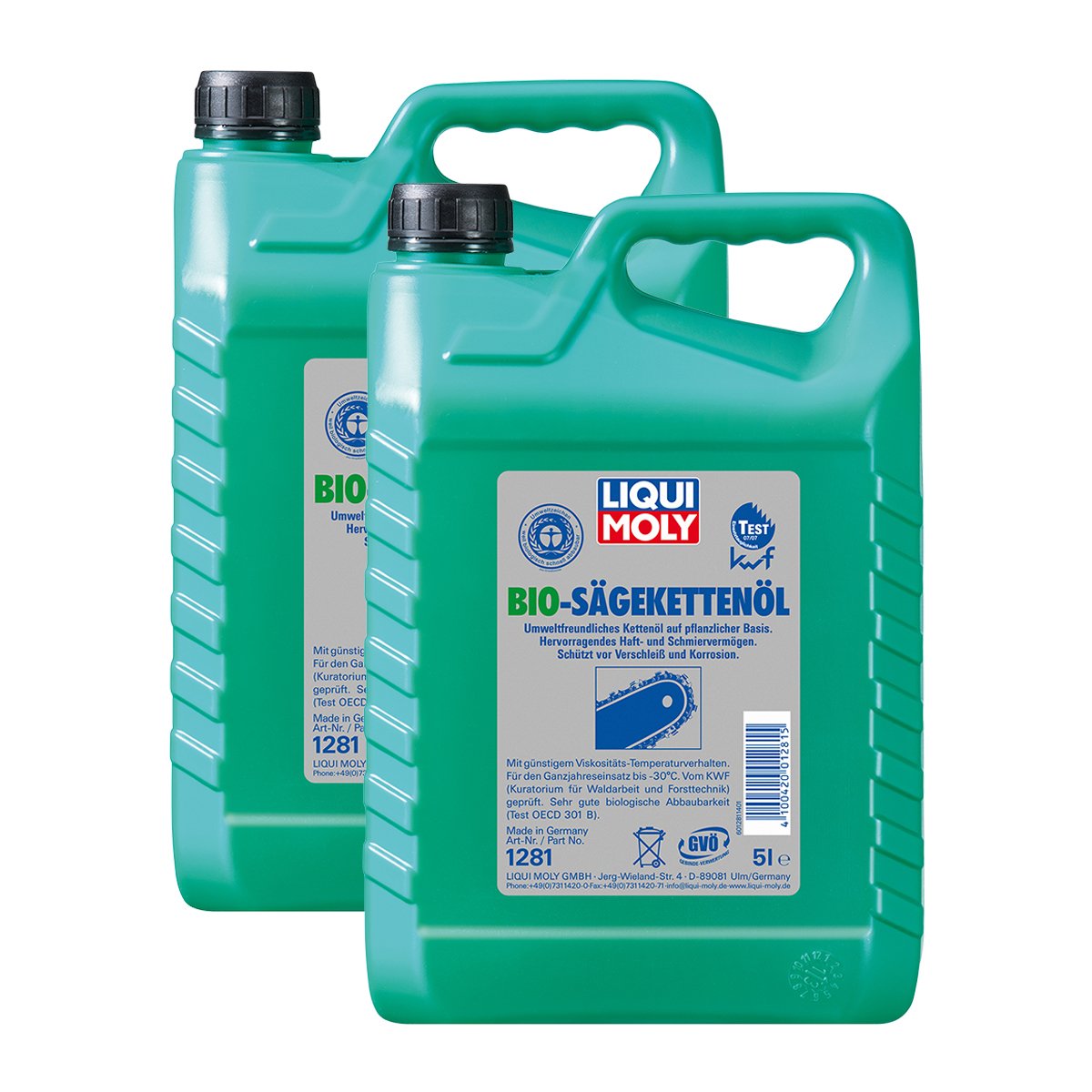 2x LIQUI MOLY 1281 Bio Säge-Kettenöl Pflanzliche Basis 5L 2x LIQUI MOLY 1281 Bio Säge-Kettenöl Pflanzliche Basis 5L von Liqui Moly