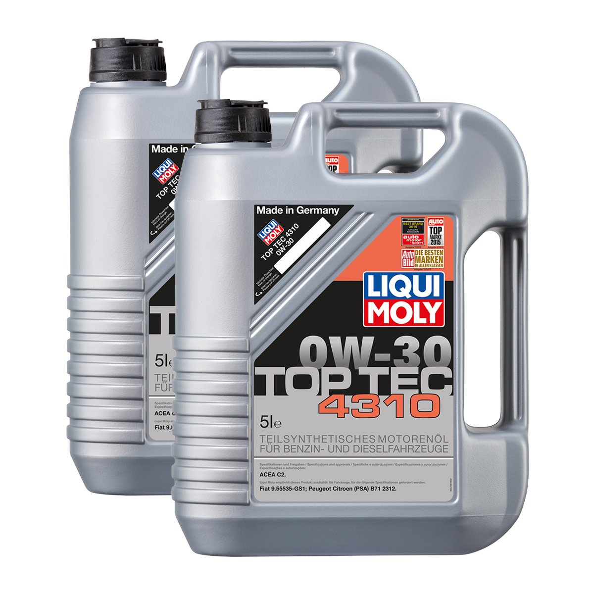 2x LIQUI MOLY 3736 Top Tec 4310 0W-30 Motoröl von LIQUI-MOLY_bundle