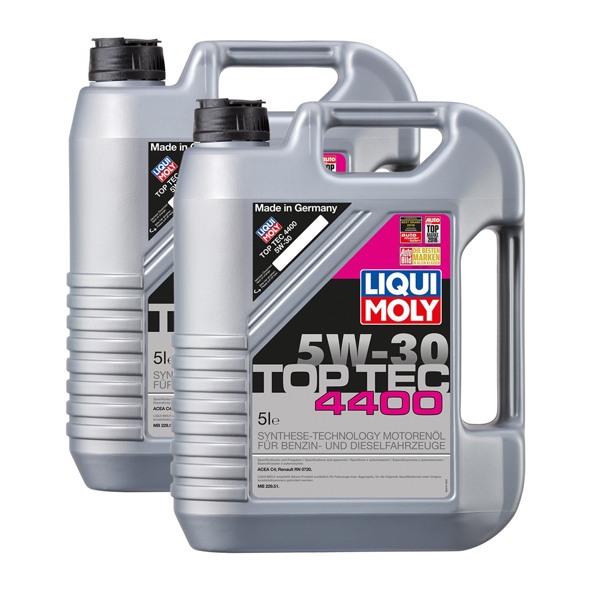 2x LIQUI MOLY 3751 Top Tec 4400 5W-30 Motoröl 2x LIQUI MOLY 3751 Top Tec 4400 5W-30 Motoröl von Liqui Moly
