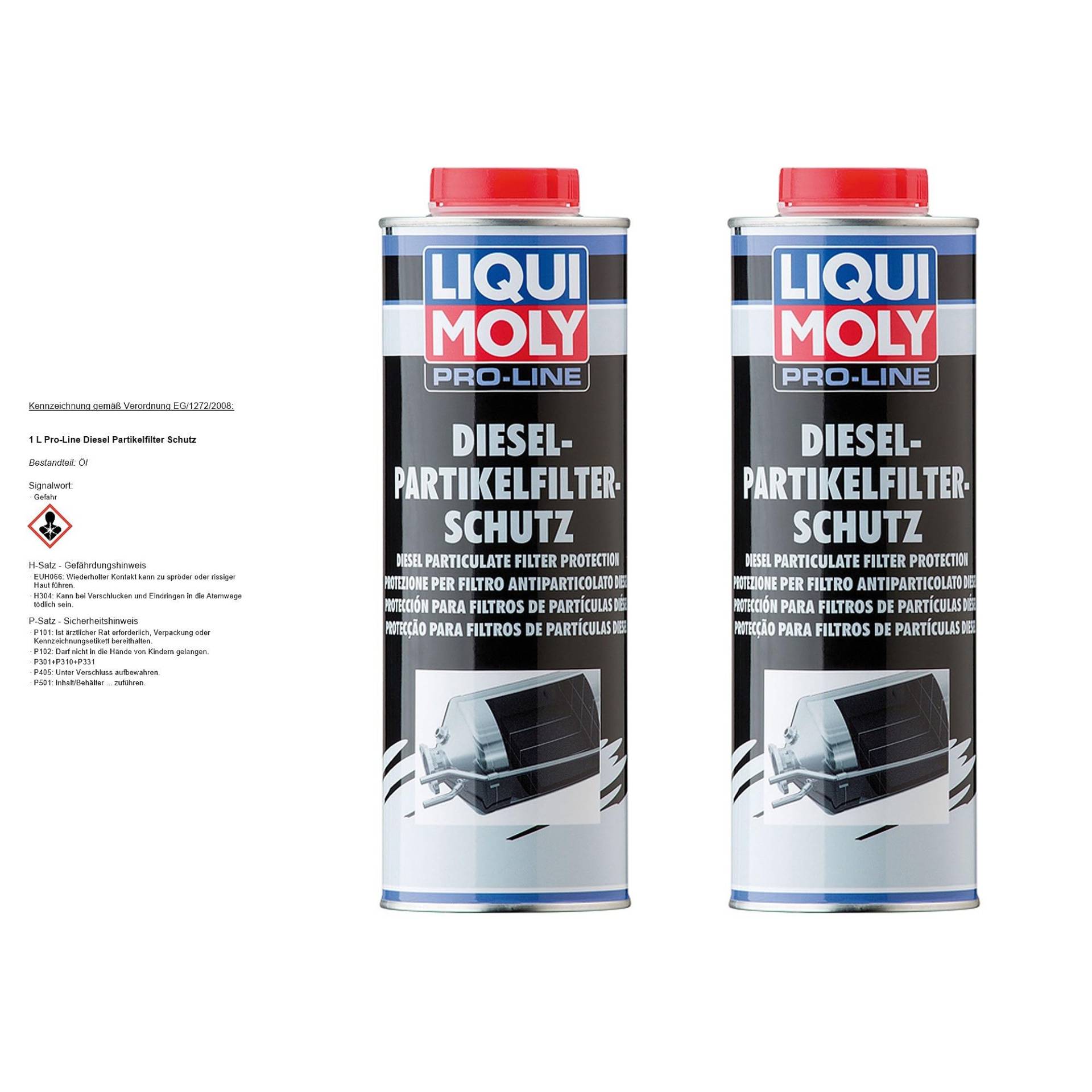 2x LIQUI MOLY 5123 Pro-Line Dieselpartikelfilter-Schutz DPF Additiv 1L 2x LIQUI MOLY 5123 Pro-Line Dieselpartikelfilter-Schutz DPF Additiv 1L von Liqui Moly