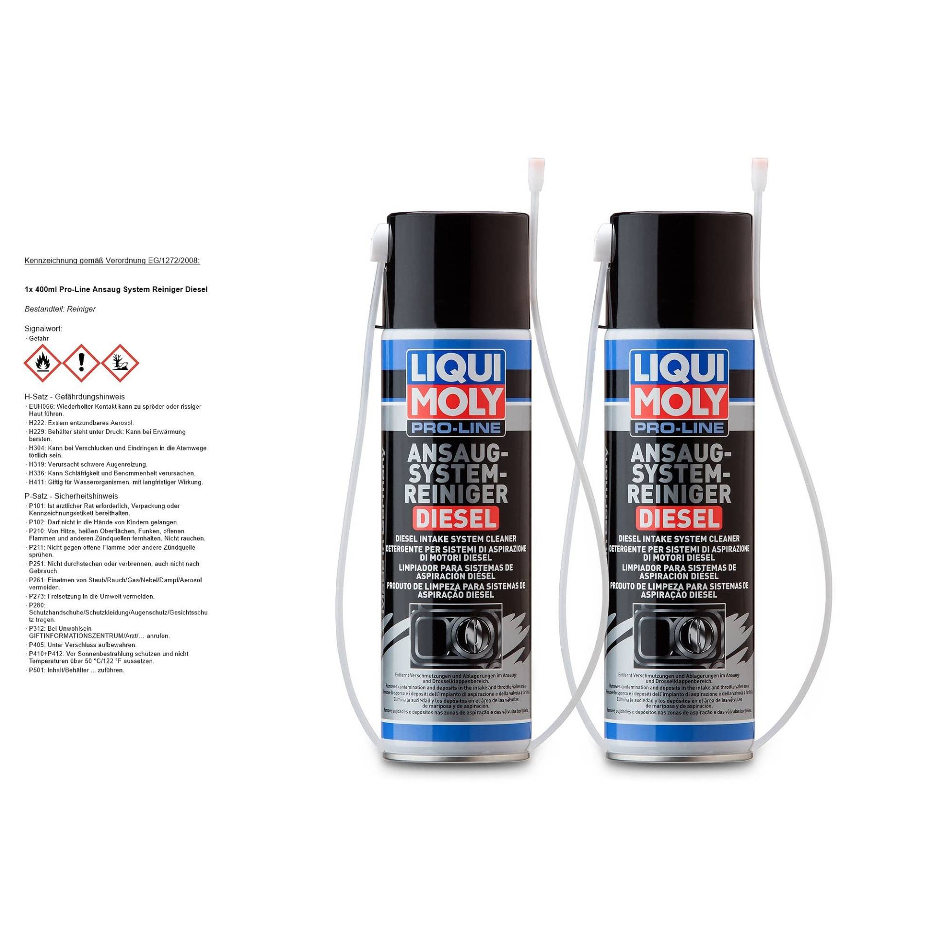 2x LIQUI MOLY 5168 Pro-Line Ansaug System Reiniger Diesel 400ml von Liqui Moly