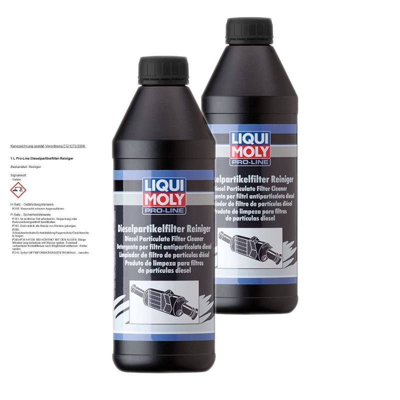 LIQUI-MOLY 2X 5169 Pro-Line Dieselpartikelfilter-Reiniger DPF 1L von LIQUI-MOLY