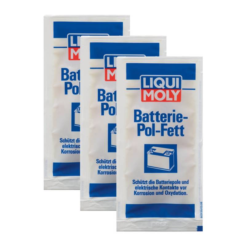 3x LIQUI MOLY 3139 Batterie-Pol-Fett 10g von Liqui Moly