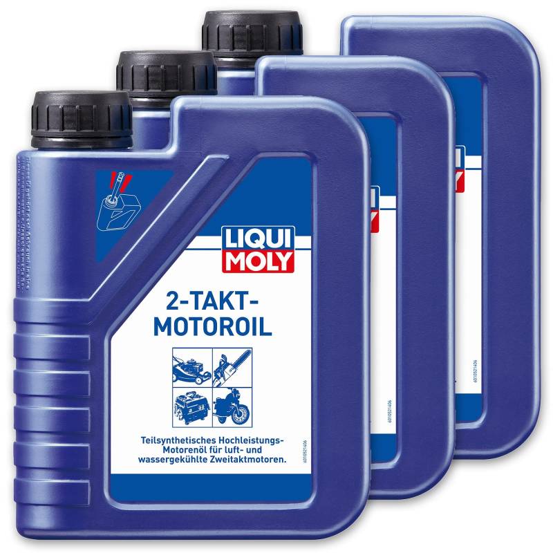 3x LIQUI MOLY 1052 2-Takt-Motoroil selbstmischend Rasenmäher Motorsäge Öl 1L von LIQUI-MOLY_bundle