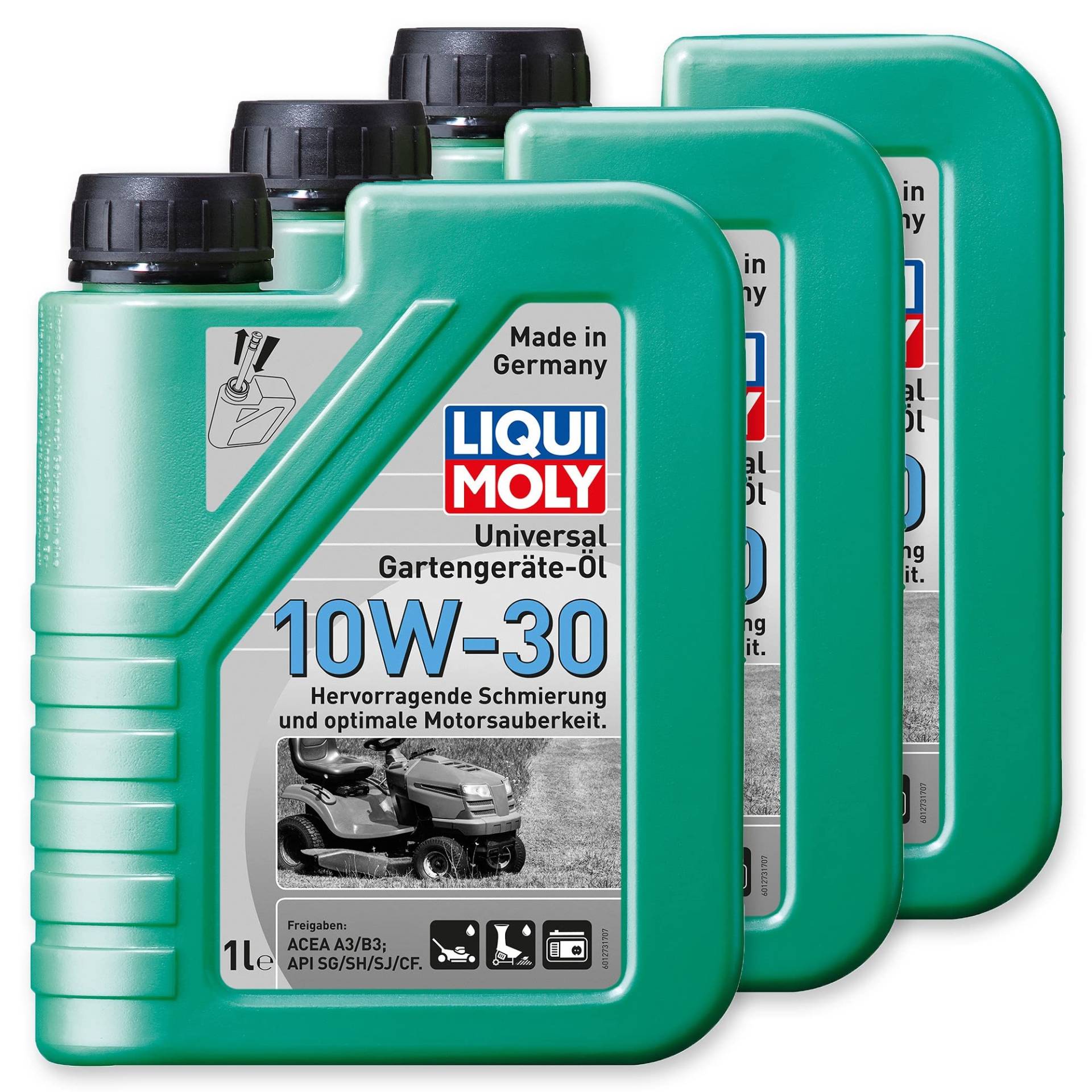 3x LIQUI MOLY 1273 Universal Gartengeräte-Öl 10W-30 4-Takt 1L 3x LIQUI MOLY 1273 Universal Gartengeräte-Öl 10W-30 4-Takt 1L von Liqui Moly