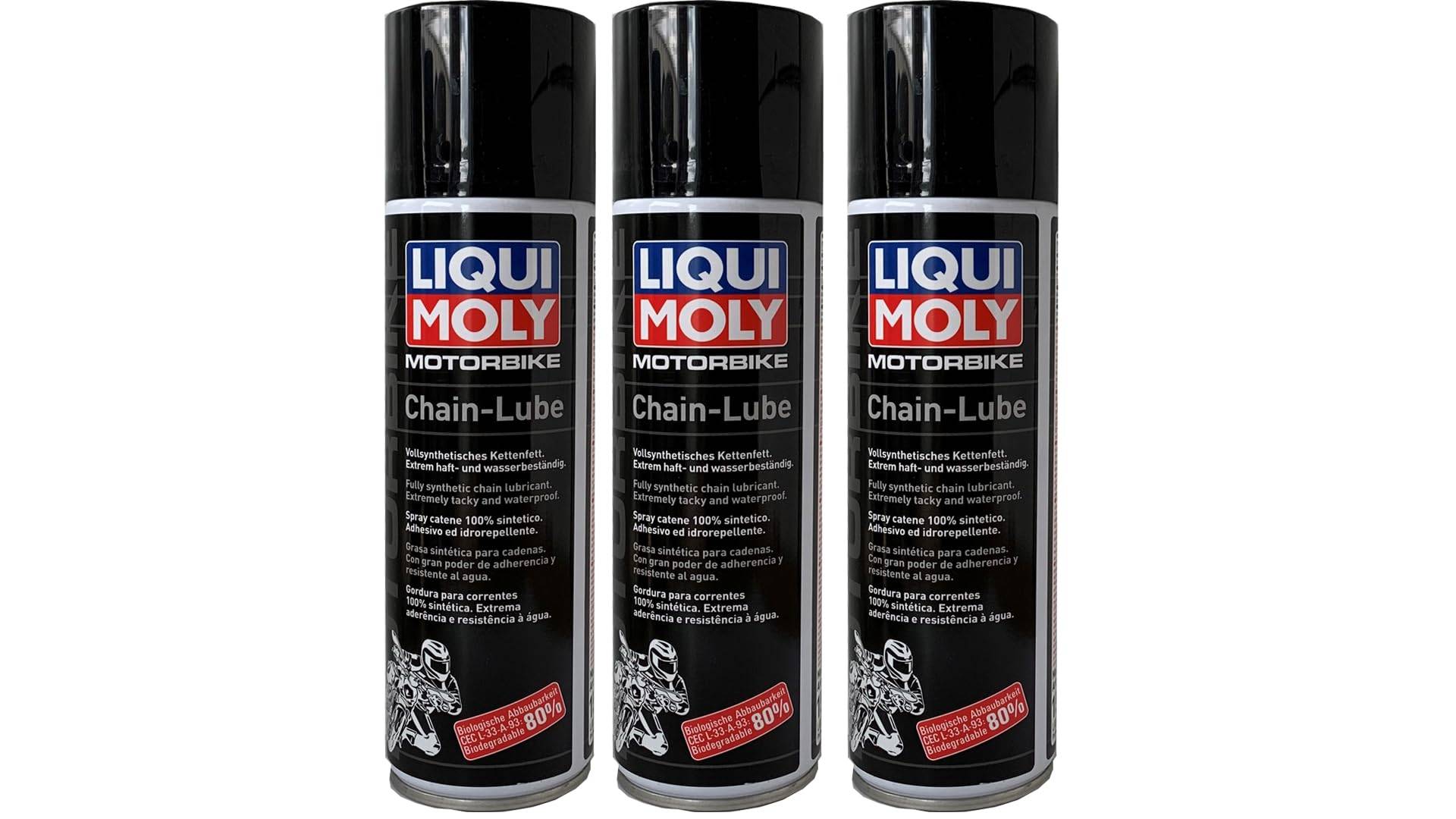 3x LIQUI MOLY 1508 Racing Kettenfett Motorrad 250 ml von Liqui Moly