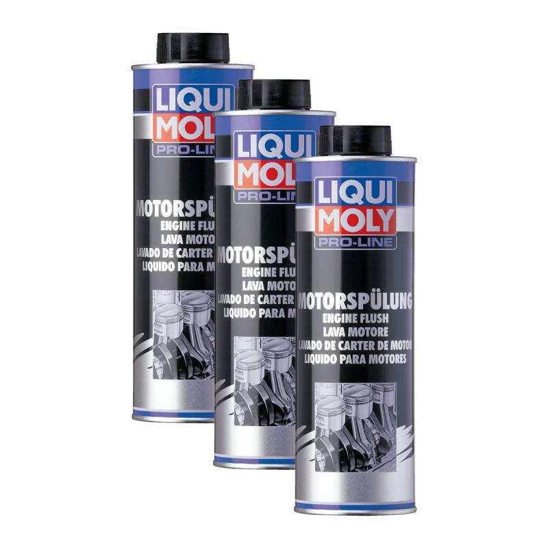 3x LIQUI MOLY 2427 Pro-Line Motorspülung MotorReiniger Öl Additiv 500ml von LIQUI-MOLY_bundle