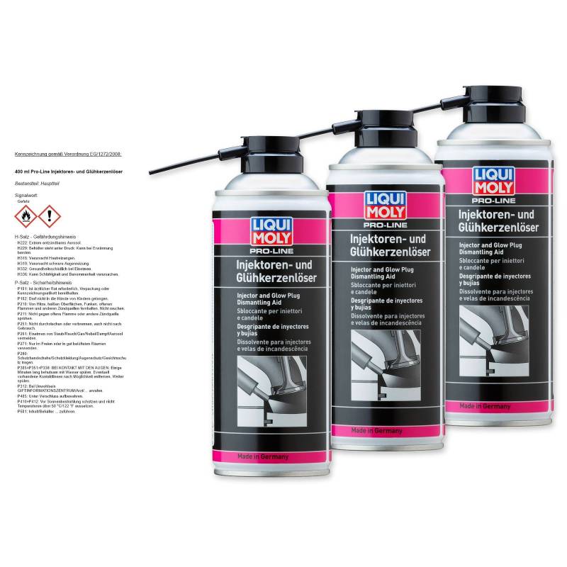 3x LIQUI MOLY 3379 Pro-Line Injektorenlöser Lösemittel Glühkerzen Zündkerzen von LIQUI-MOLY_bundle