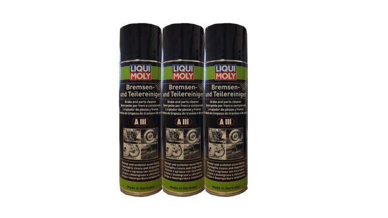 3x LIQUI MOLY 3389 Bremsen und Teilereiniger AIII 500ml von Liqui Moly