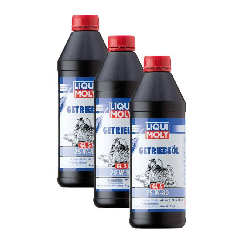 3x LIQUI MOLY 3658 Getriebeöl (GL5) 75W-80 von LIQUI-MOLY_bundle