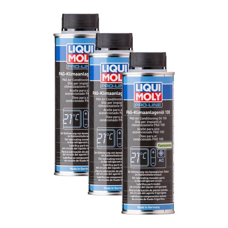 3x LIQUI MOLY 4089 PAG Klimaanlagenöl 100 R134a Klima Anlagen Öl 250ml von Liqui Moly