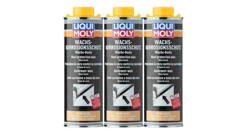 3x LIQUI MOLY 6104 Wachs Korrosions Schutz braun transparent Rost Pflege 1L von Liqui Moly