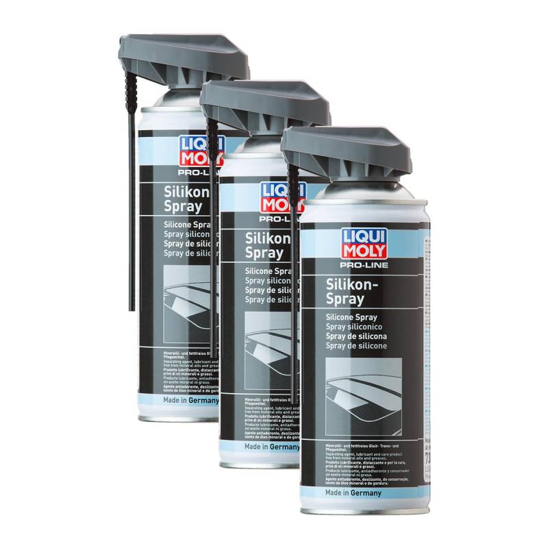 3x LIQUI MOLY 7389 Pro-Line Silikon-Spray Kunststoff Metall Gummi Holz 400ml von Liqui Moly