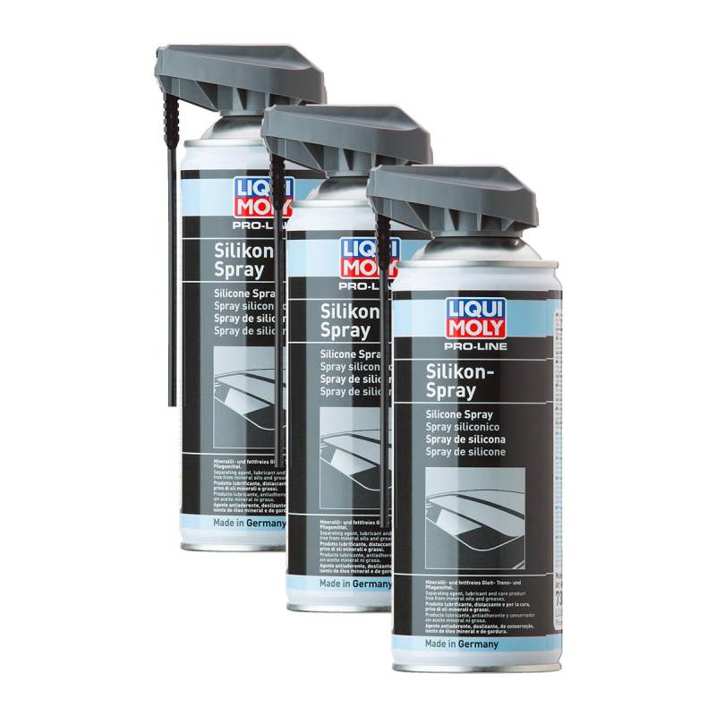 3x LIQUI MOLY 7389 Pro-Line Silikon-Spray Kunststoff Metall Gummi Holz 400ml von LIQUI-MOLY_bundle