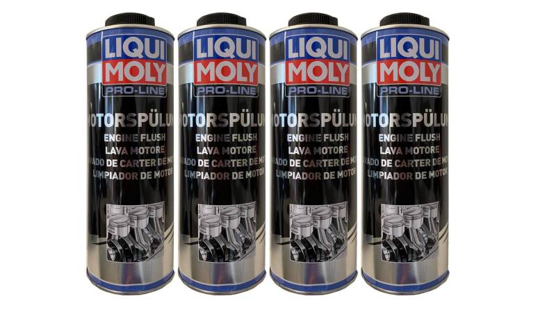 4x LIQUI MOLY 2425 Pro-Line Motorspülung Motor Reiniger Öl Zusatz 1L von Liqui Moly