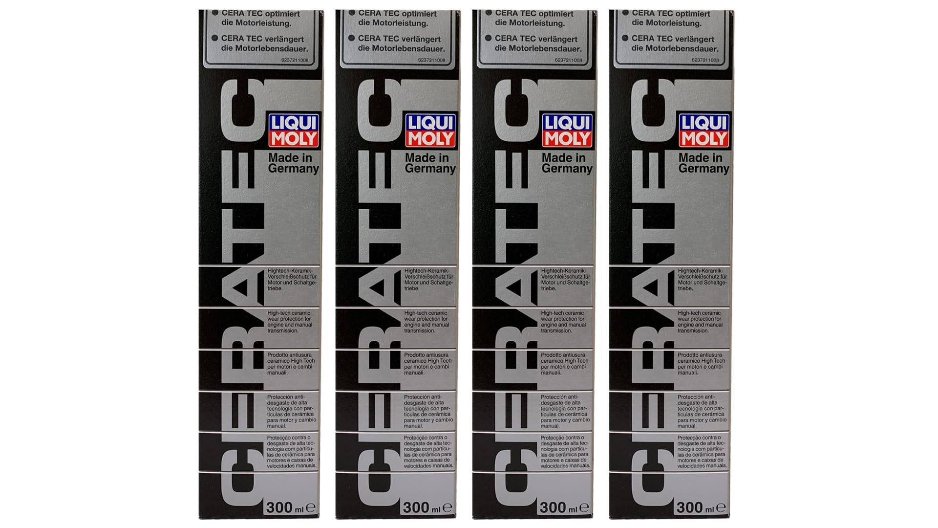 4x LIQUI MOLY 3721 Cera Tec Keramik Verschleißschutz 300ml 4x LIQUI MOLY 3721 Cera Tec Keramik Verschleißschutz 300ml von Liqui Moly