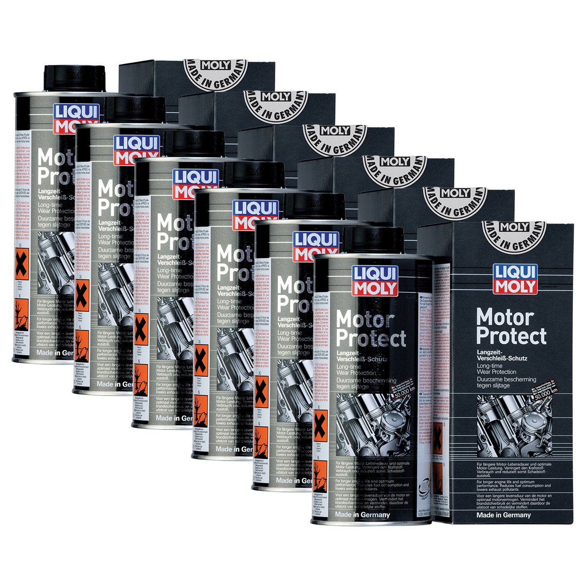6X LIQUI Moly 1018 Motor Protect Langzeit-Motorschutz 500ml 6X LIQUI Moly 1018 Motor Protect Langzeit-Motorschutz 500ml von Liqui Moly