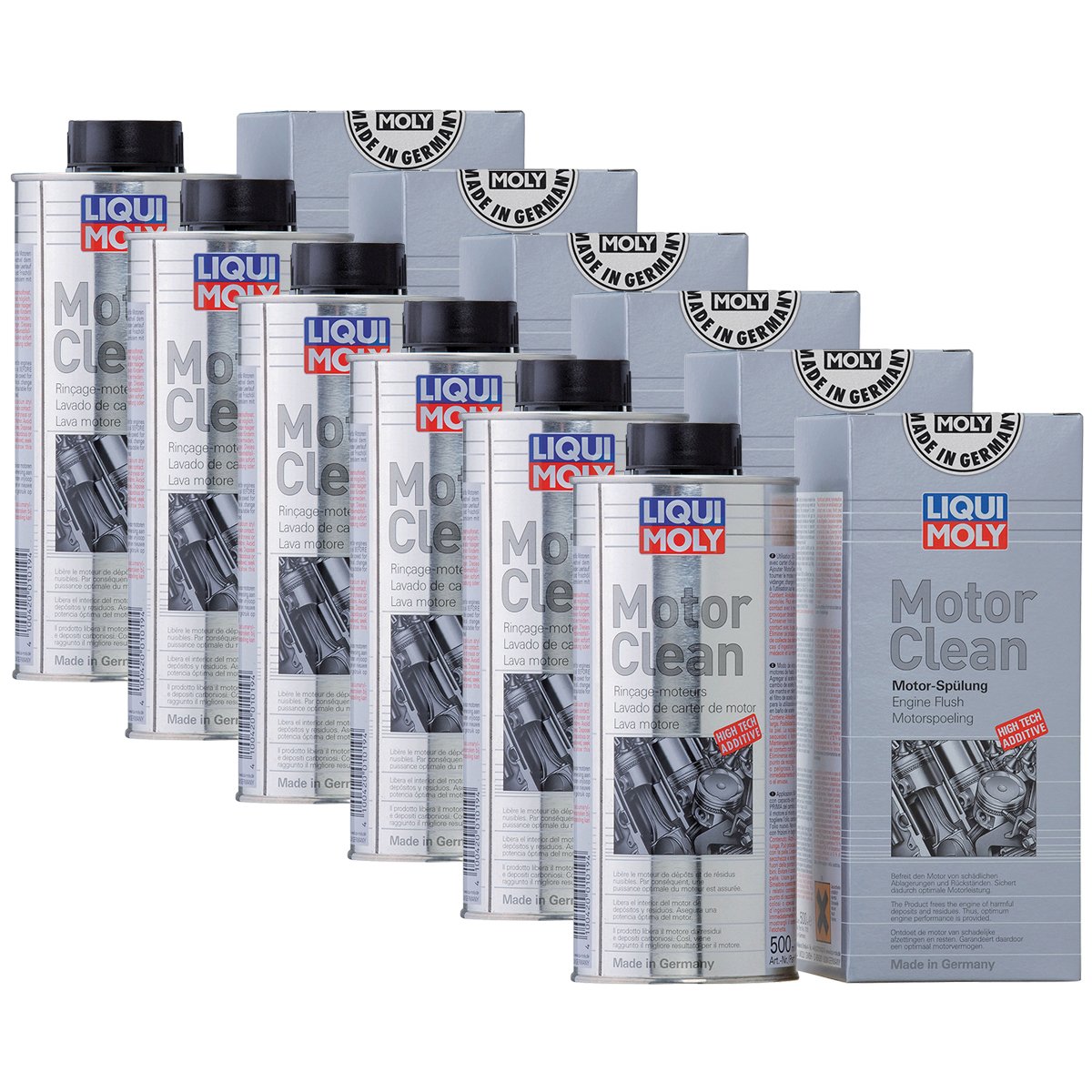 6x LIQUI MOLY 1019 Motor Clean Motorreinigung Additiv 500ml 6x LIQUI MOLY 1019 Motor Clean Motorreinigung Additiv 500ml von Liqui Moly