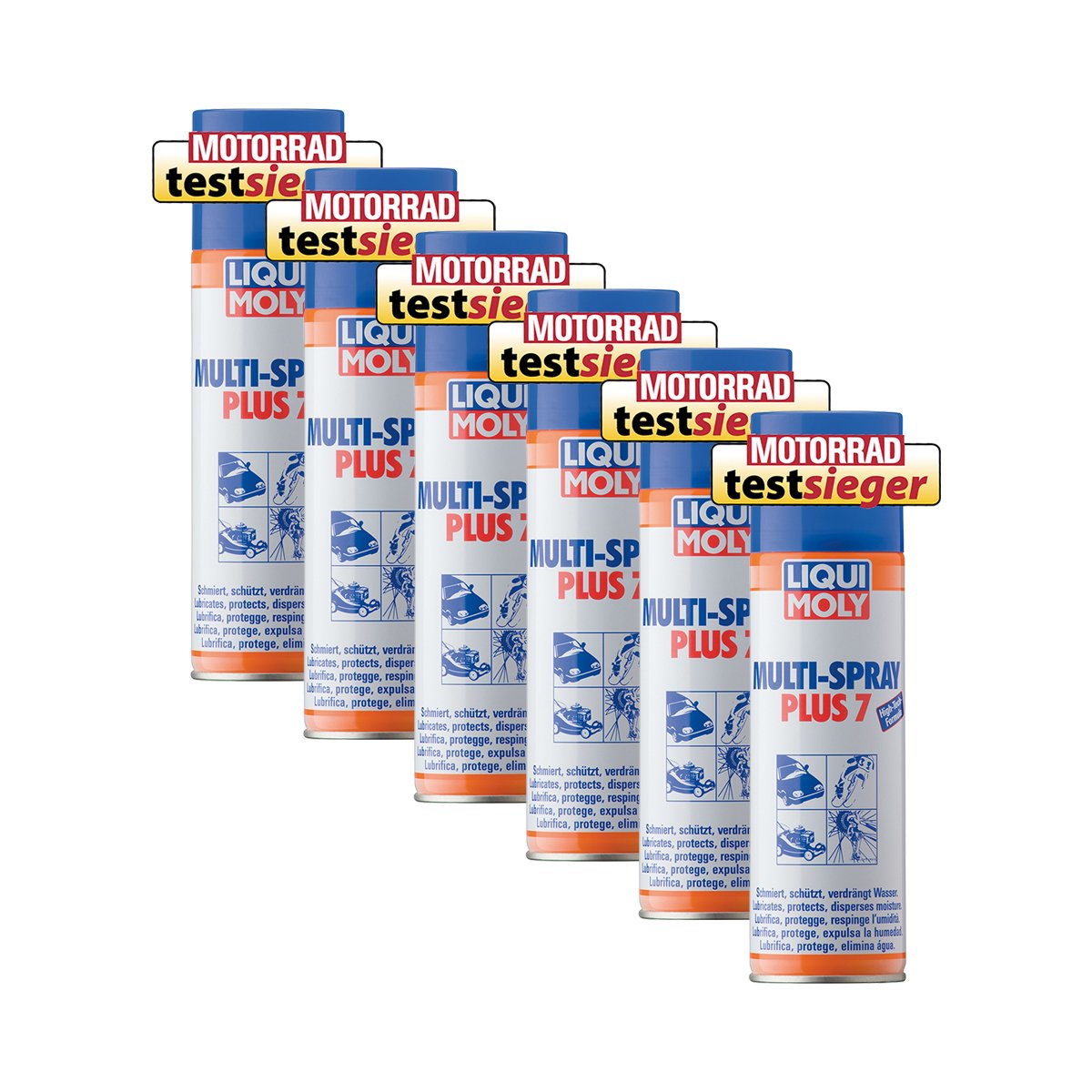 6x LIQUI MOLY 3304 Multi Spray Plus 7 Korrosionschutz Elektronik Schutz 300ml von Liqui Moly