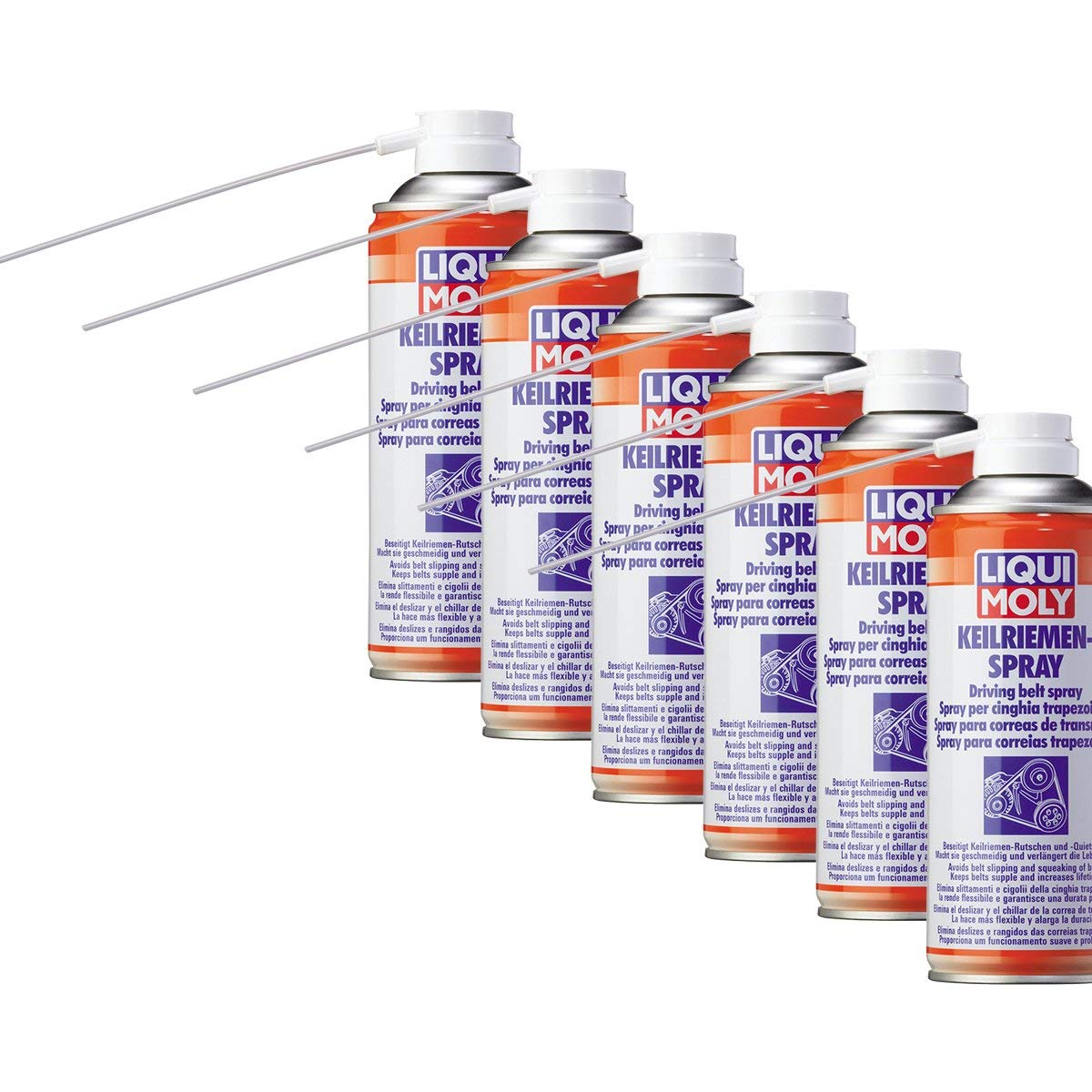 6x LIQUI MOLY 4085 Keilriemen-Spray Motorpflege 400ml 6x LIQUI MOLY 4085 Keilriemen-Spray Motorpflege 400ml von Liqui Moly