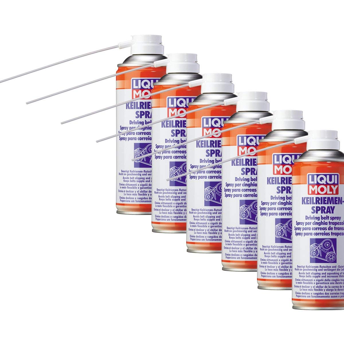 6x LIQUI MOLY 4085 Keilriemen-Spray Motorpflege 400ml von LIQUI-MOLY_bundle