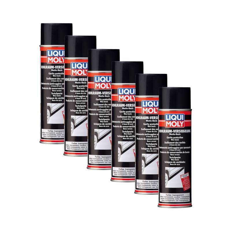 6x LIQUI MOLY 6115 Hohlraum-Versiegelung transparent (Spray) 500ml von LIQUI-MOLY_bundle