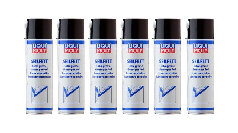 6x LIQUI MOLY 6135 Seilfett Spray Hohlraumversiegelung Dose Aerosol 500ml von Liqui Moly