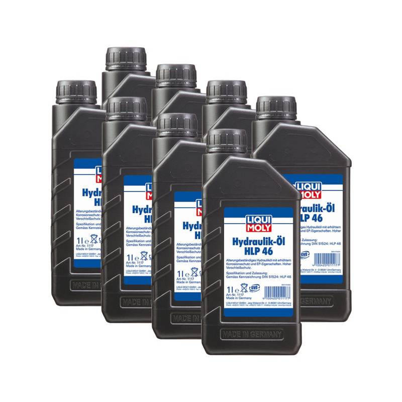 8x LIQUI MOLY 1117 Hydrauliköl HLP 46 1L von Liqui Moly