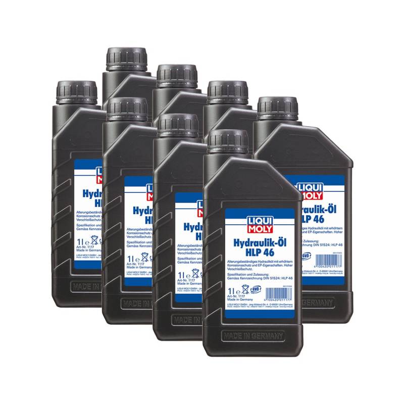 8x LIQUI MOLY 1117 Hydrauliköl HLP 46 1L von LIQUI-MOLY_bundle