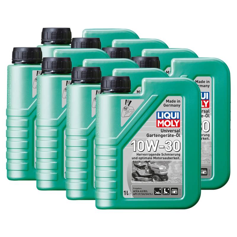 8x LIQUI MOLY 1273 Universal Gartengeräte-Öl 10W-30 4-Takt 1L von Liqui Moly